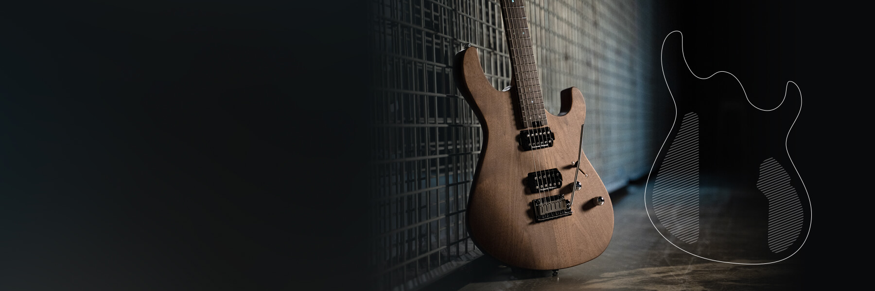 cort g g300 raw electric guitar key feature 1