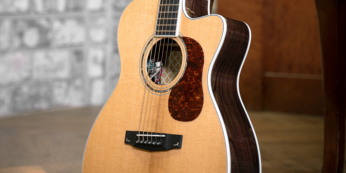 cort gold gold oc8 guitarra eléctrica acústica key feature 2 mobile