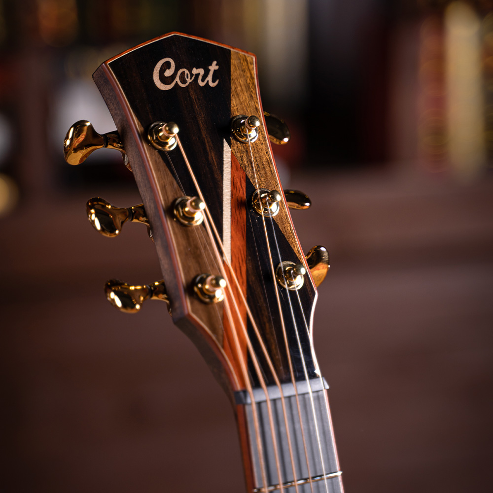 Clavijero de guitarra acústica-eléctrica Cort Masterpiece Abstract Delta