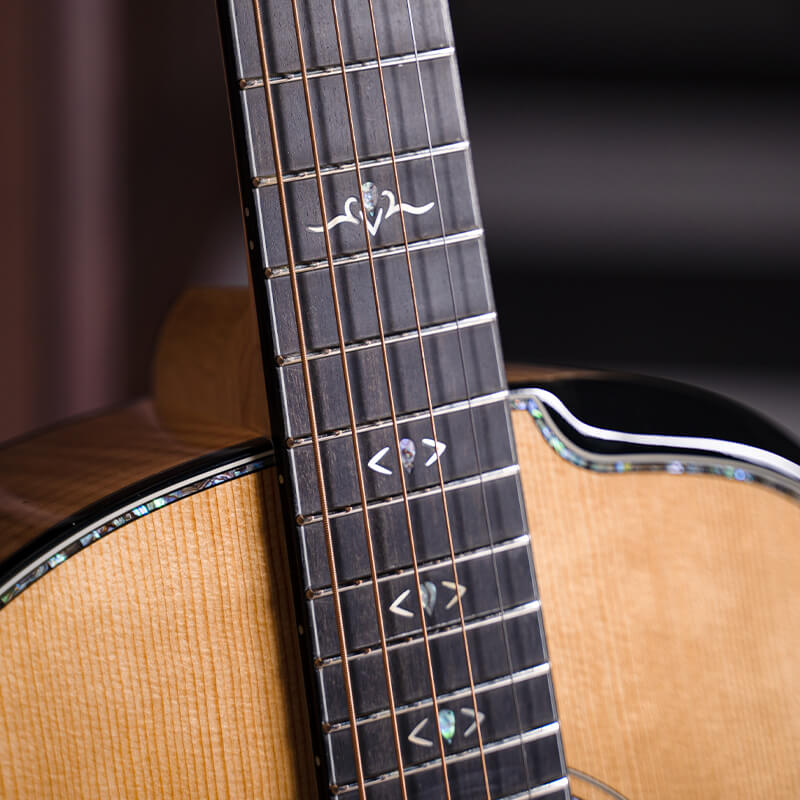 cort masterpiece gitar listrik akustik hitam modern fitur 4