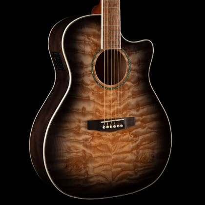 cort grs ga qf akustische gitarre feature 2