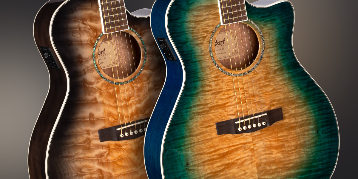 cort grs ga qf akustische gitarre hero mobil