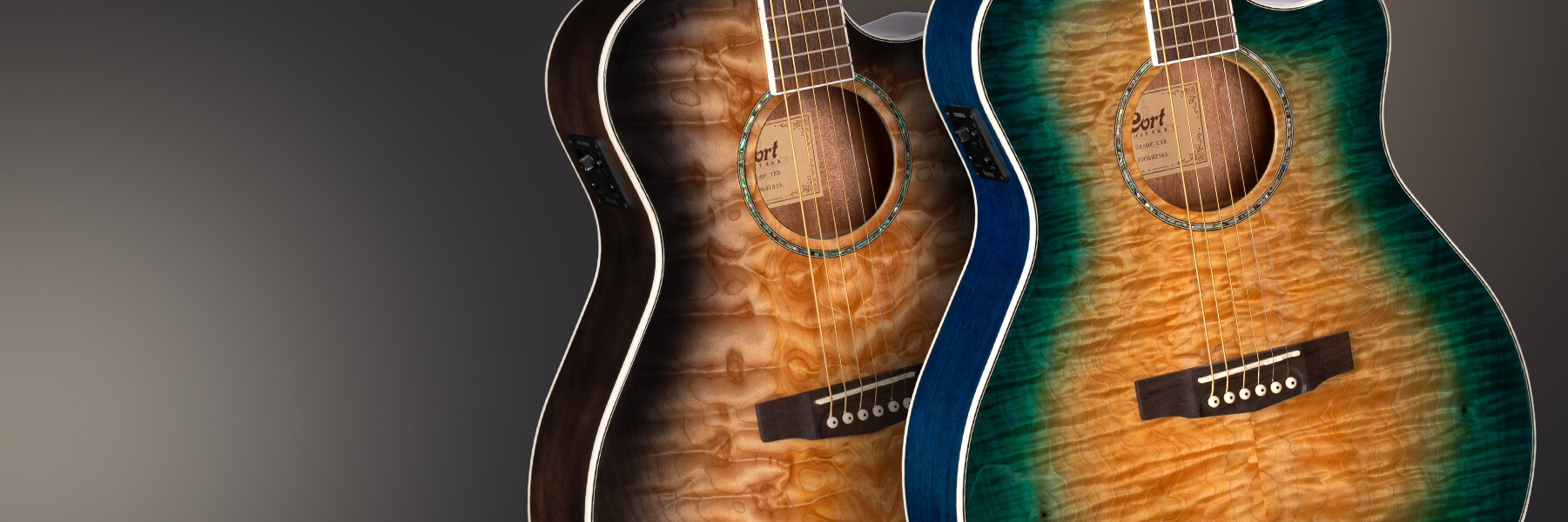 cort grs ga qf akustische gitarre hero