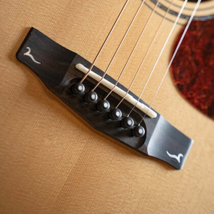 cort gold a6 bocote acoustic electric guitar feature 5