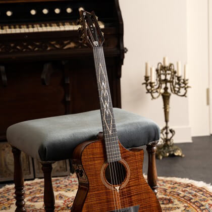 Cort Frank Gambale Luxe Nylon Feature 3 Art Déco