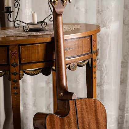 cort gold dc6 acoustic electric guitar feature 8