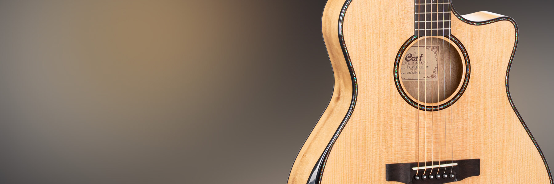Cort Grand Regal GA My Bevel Guitare électrique acoustique Caractéristique 1
