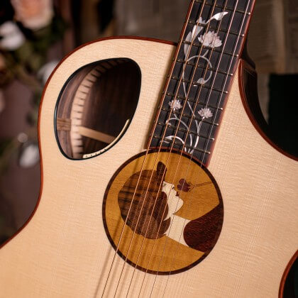 코르트 마스터피스 로즐린 리덕스 어쿠스틱 일렉트릭 기타 피처 3